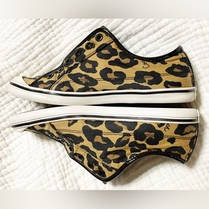 Coach Kira Leopard Print Sneakers 8B